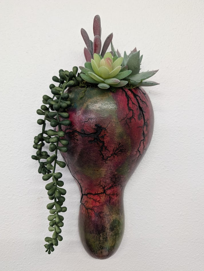 Purple Wall Hanging Sconce Gourd #12