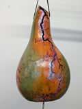 Medium Sunset Opal Fractal Burned Thunder Gourd #12