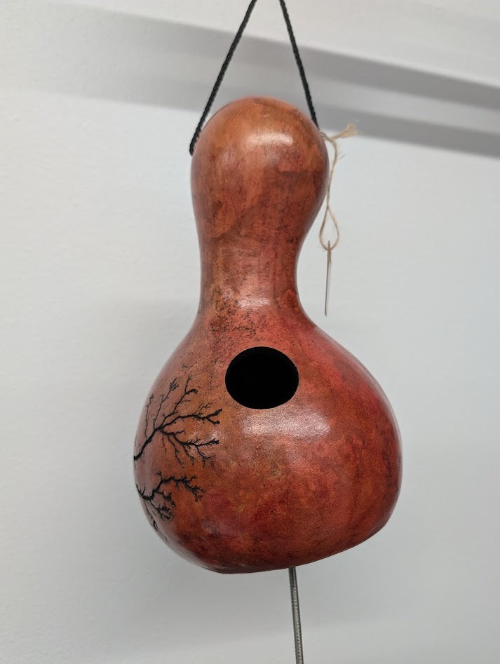 Thunder Gourd Fractal Burned Small #13