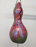 Medium Purple Opal Fractal Burned Thunder Gourd #13