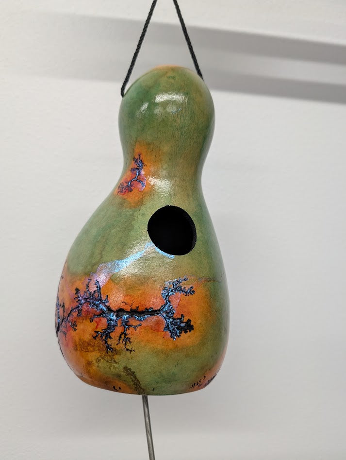 Thunder Gourd Fractal Burned Small #17