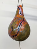 Small Sunset Opal Fractal Burned Thunder Gourd #1