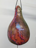 Medium Purple Opal Fractal Burned Thunder Gourd #1