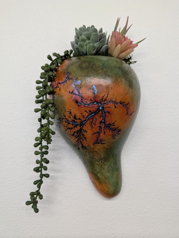 Sunset Opal Wall Hanging Sconce Gourd #2