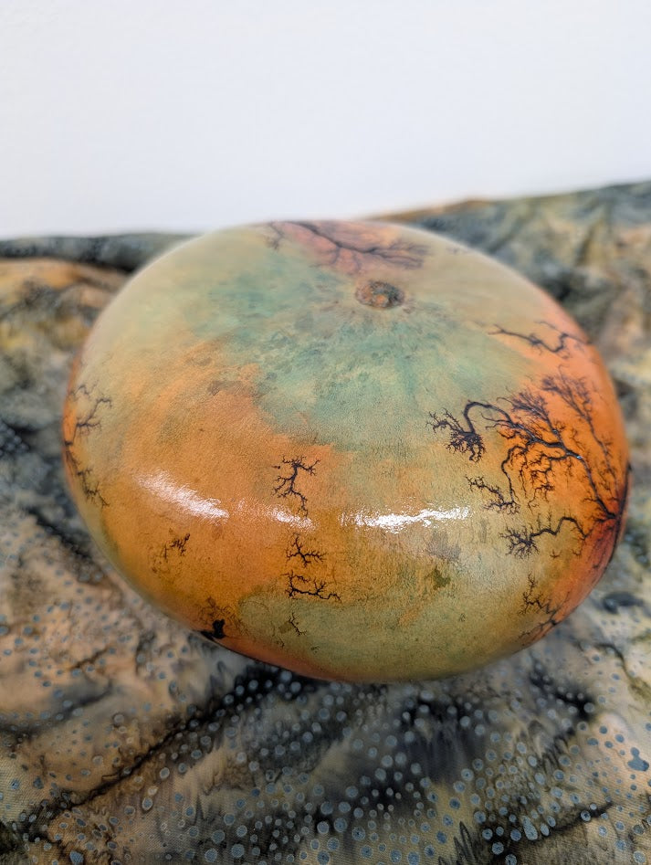 Sunset Ocean Drum Gourd #3