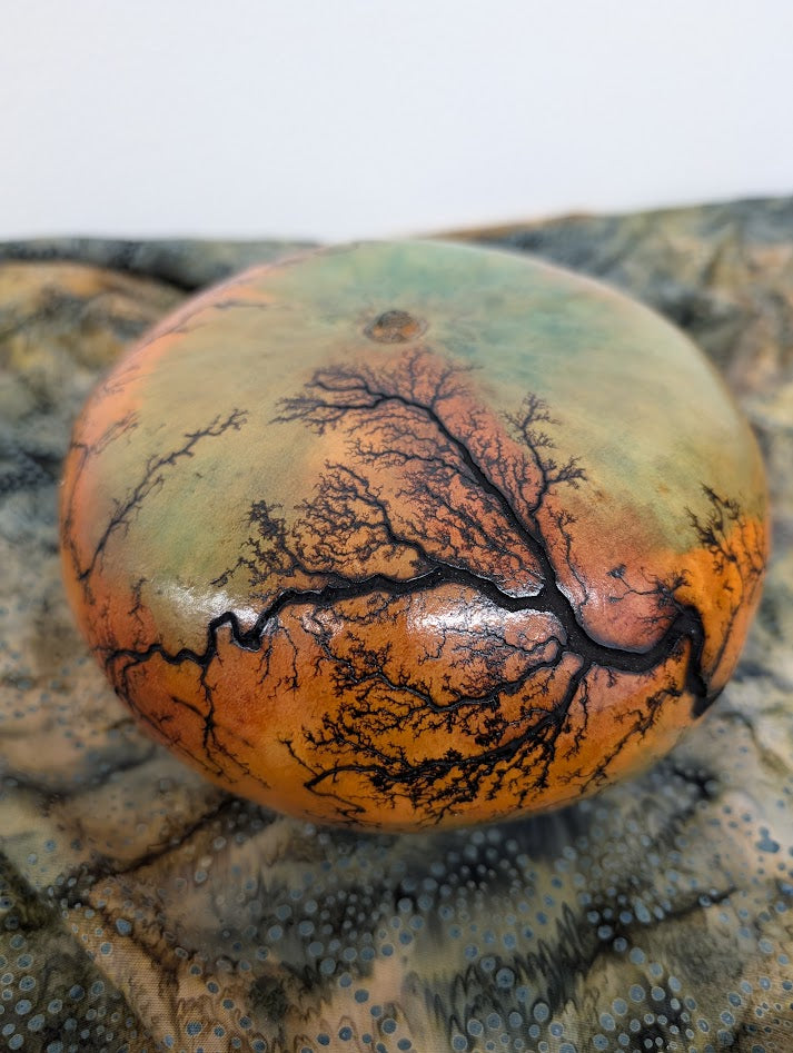 Sunset Ocean Drum Gourd #3