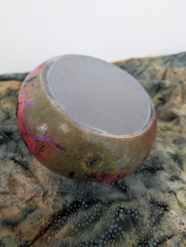 Purple Opal Ocean Drum Gourd #4
