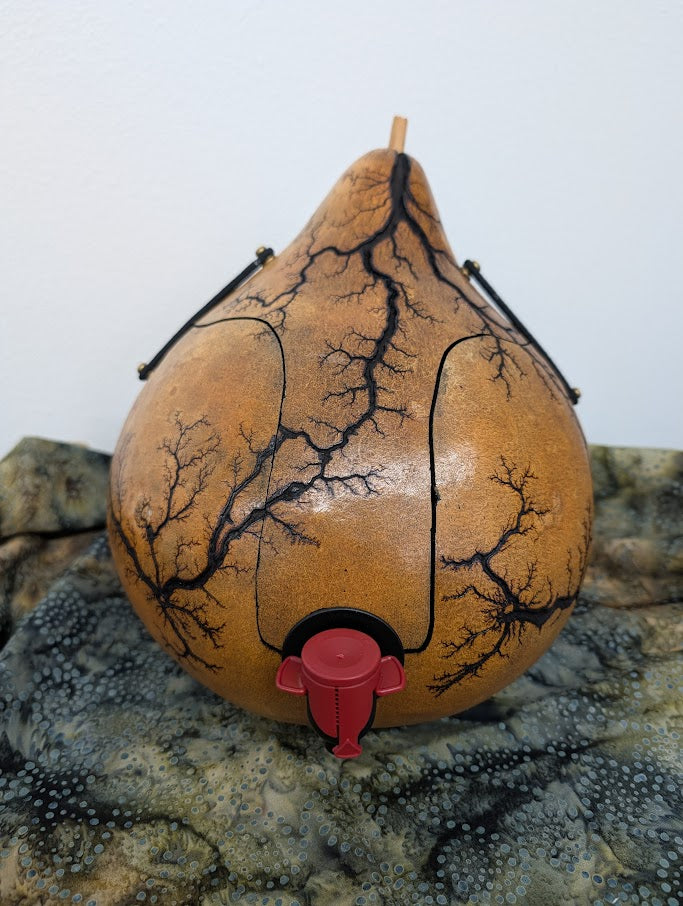 Natural Single Beverage Gourd Dispenser #4