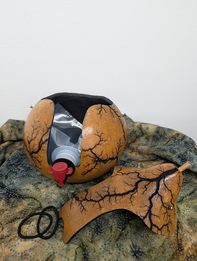 Natural Single Beverage Gourd Dispenser #4