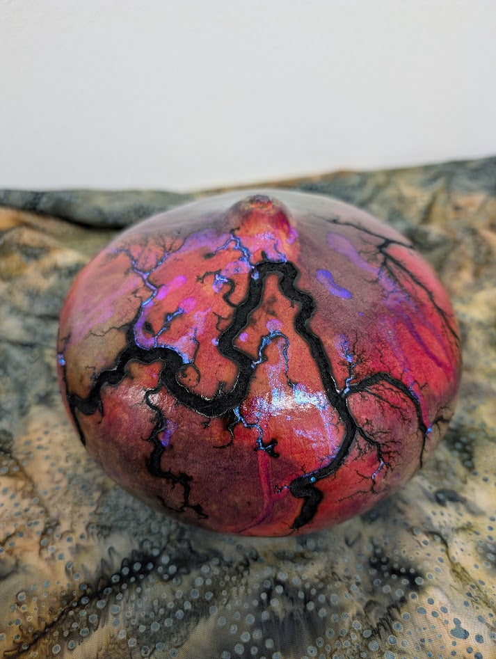 Purple Opal Ocean Drum Gourd #4