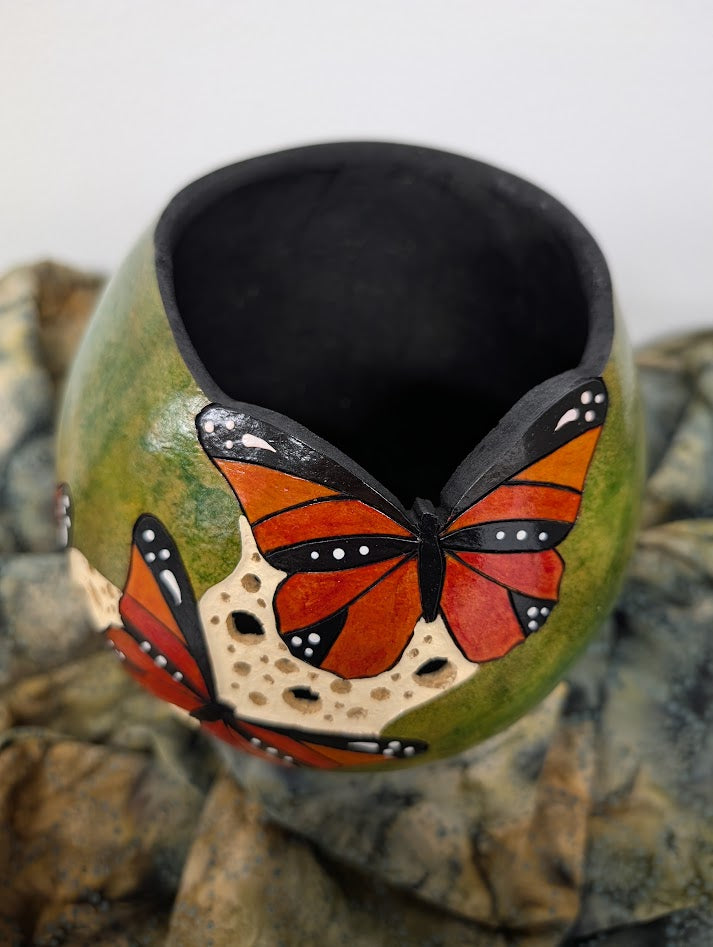 Gourd Bowl Butterflies