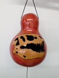 Hand Carved T-Rex Thunder Gourd #2